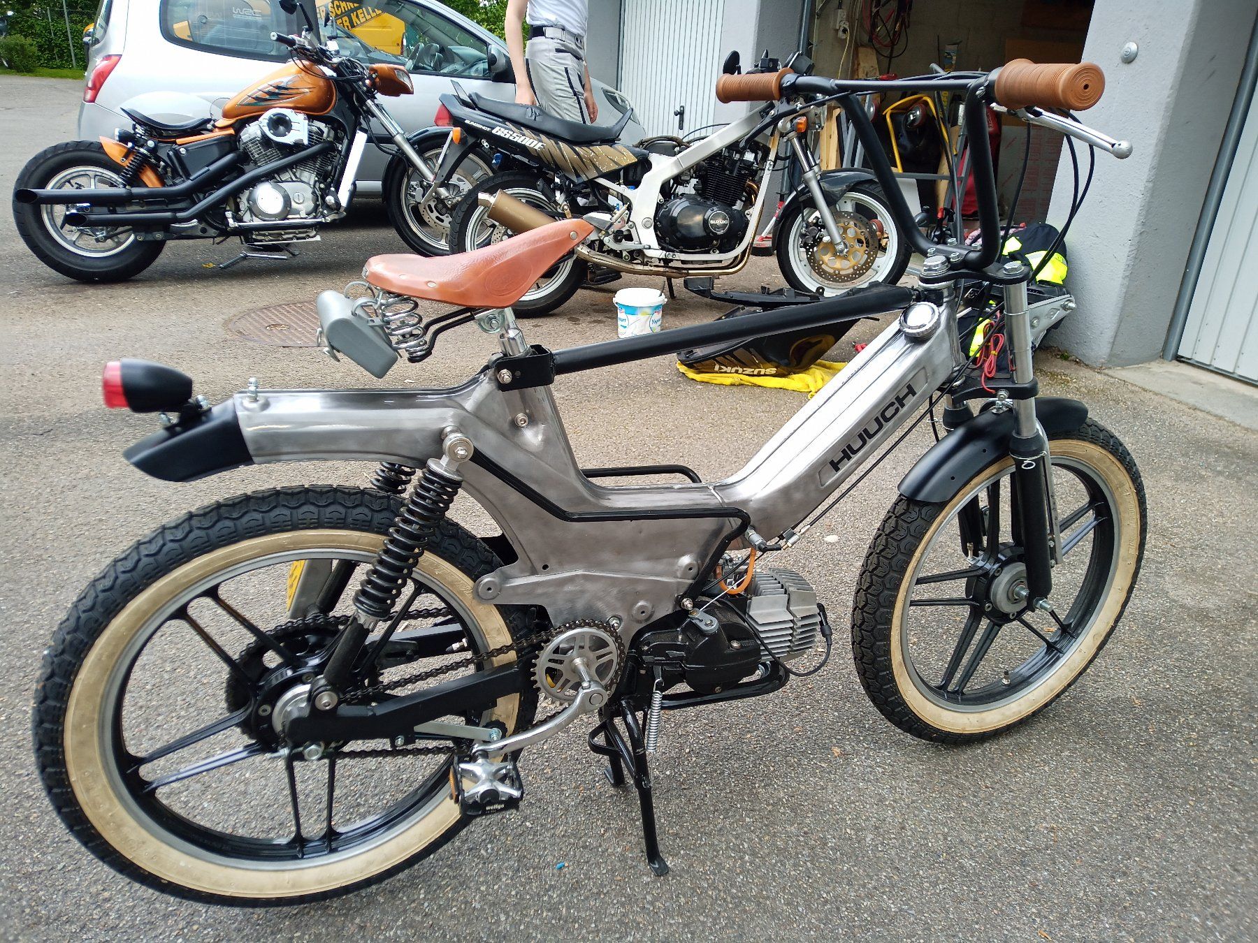Puch Ciclomotori: Puch Maxi S im Bobber-Style – Usato da Studen BE venduto da kissyves05 1