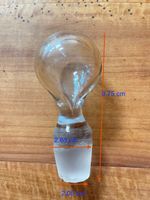 Glasstopfen / Stöpsel  für Karaffe,  9.75 cm hoch