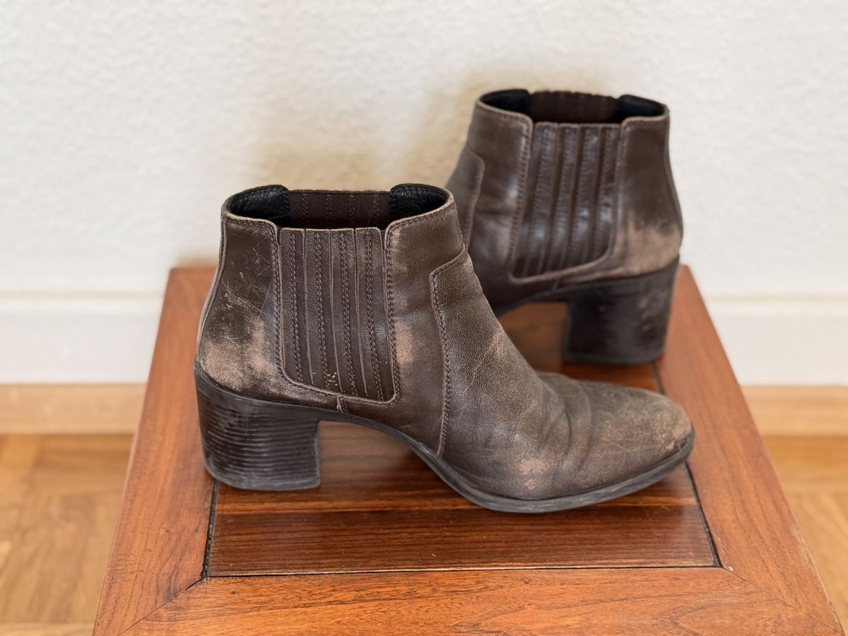 Geox Damenschuhe: Brown Geox ankle boots, women's size 39, fall fashion. – Gebraucht aus Lausanne von KolaG7 3