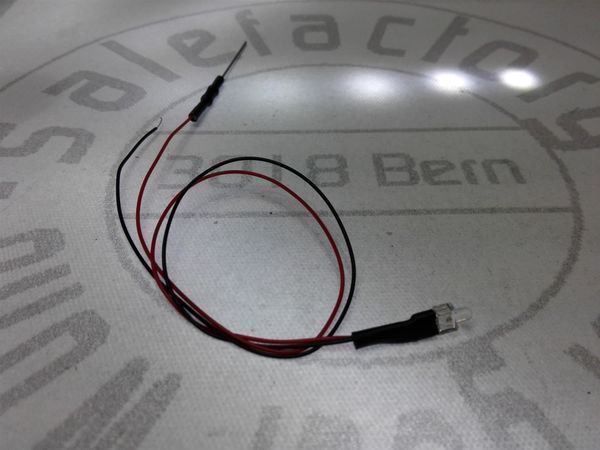 Elektronikbauteile: LED warmw 1.8mm 3/12V verkabelt – Neu (gemäss Beschreibung) aus Luzern von Salefactory 1