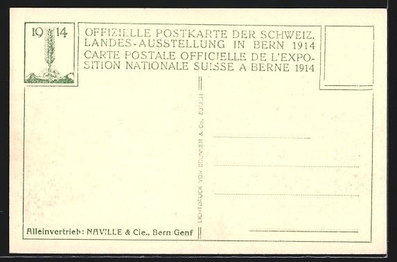 Cartoline postali: Bern, Schweizerische Landes-Ausstellung  – Usato da Berlin venduto da bartko-reher 1