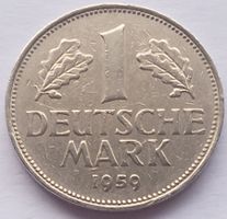 DEUTSCHLAND - DEUTSCHE MARK - 1 MARK 1959 (G) - SEHR SCHÖN