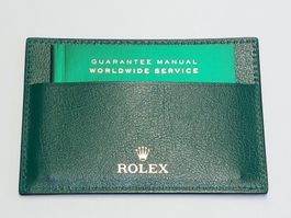 Rolex Garantie Kartenhalter 2015-2023 + Guarantee Manual