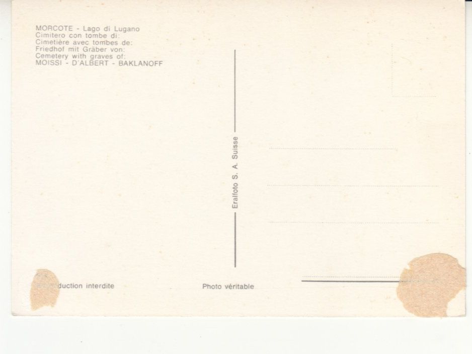 Ansichtskarten: Morcote ca. 1960 – Gebraucht aus Bürglen TG von StampGraf 1