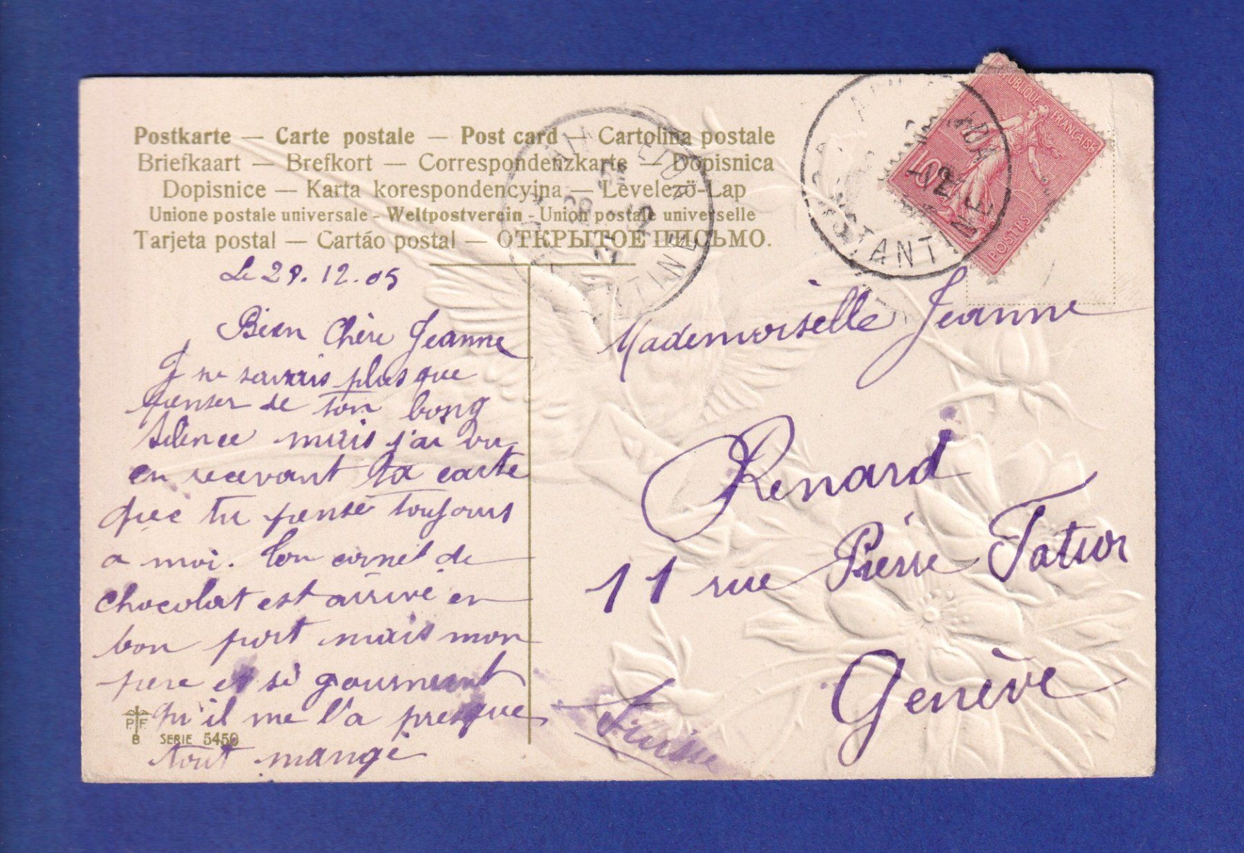 Cartoline postali: OISEAU - Hirondelle messagère – Usato da Pully venduto da nicecards-shop 1