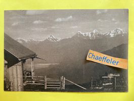 1918 Gurnigel - Sennhütte mit Alpen