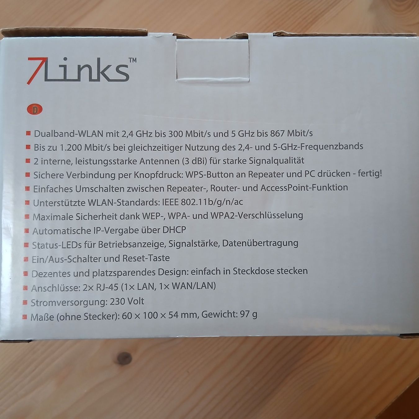 WiFi: WLAN - Repeater – Usato da Stettlen venduto da FelizW 1