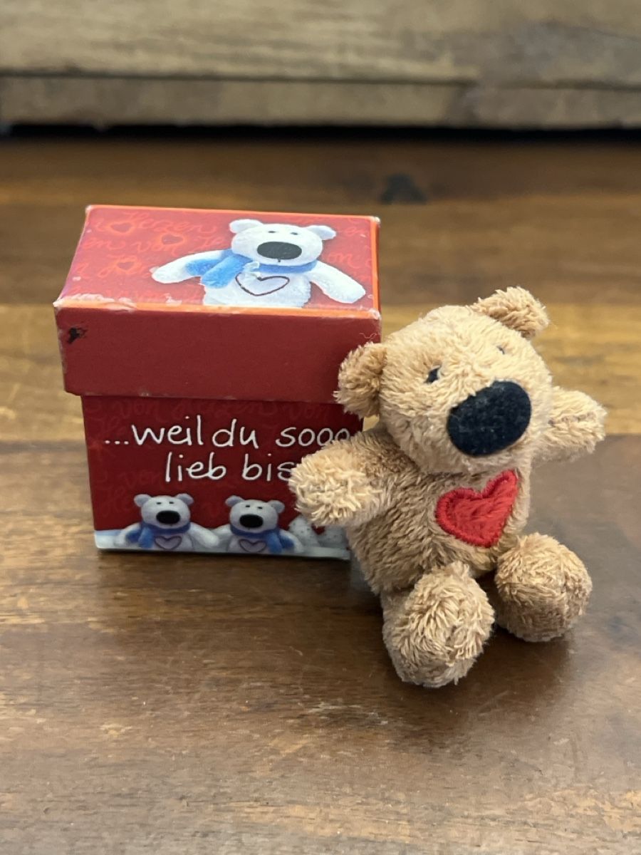 Tutte le decorazioni: Mini Kuscheliger Teddybär im Geschenkkarton – Nuovo (secondo la descrizione) da Altdorf UR venduto da JanAil
