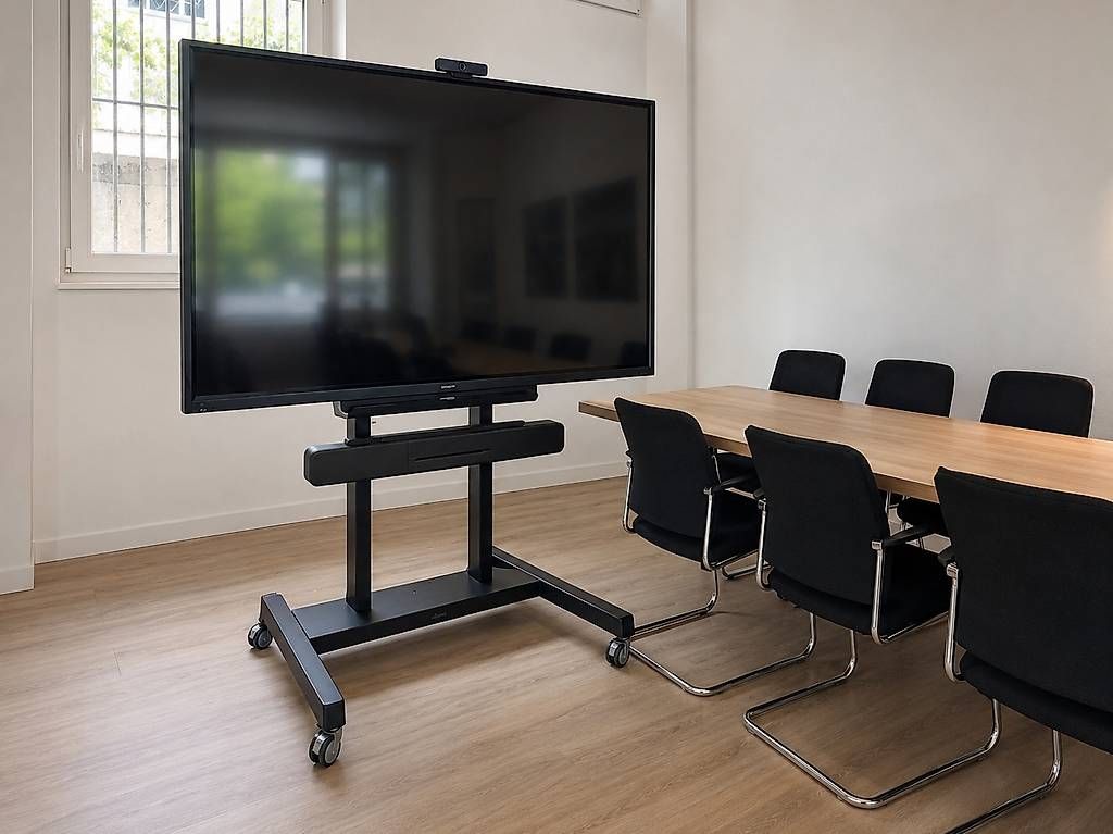 Sharp Ecrans: SHARP PN-85TH1 85 4K Touch-Display inkl. Rollwagen – D'occasion à Zürich par White_Marti