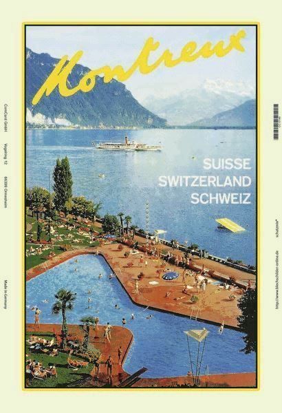Insegne: Blechschild-MONTREUX-LAC DU LEMAN – Nuovo e nell'imballaggio originale da Rupperswil venduto da big-one-sale