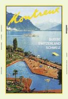 Blechschild-MONTREUX-LAC DU LEMAN