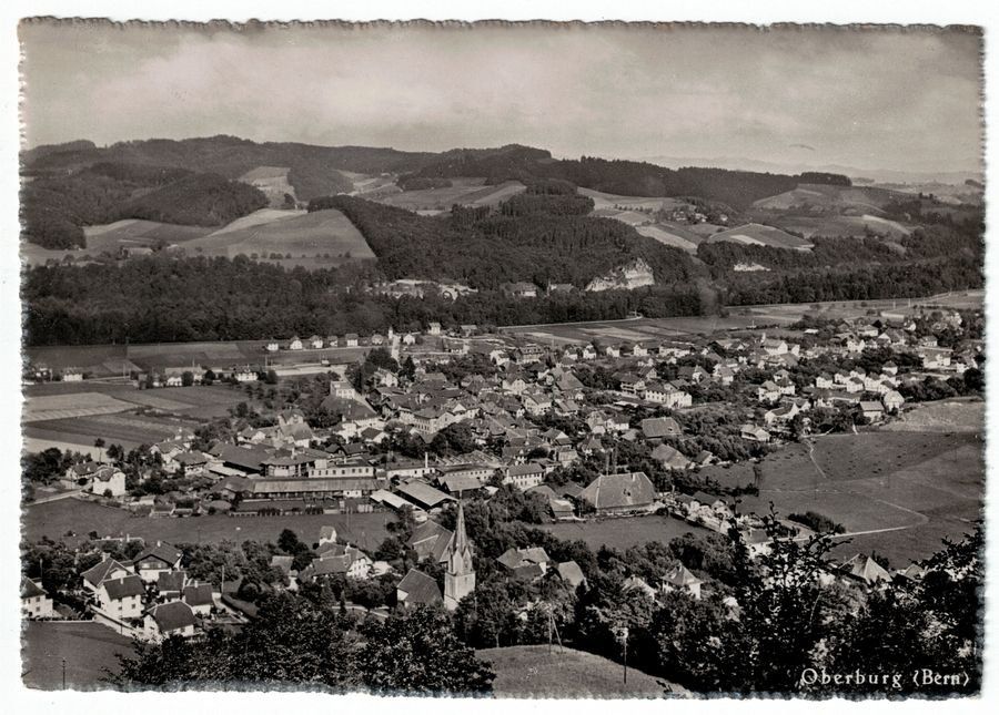 Cartes postales: Oberburg, um 1945-50 – D'occasion à Frauenfeld par POML
