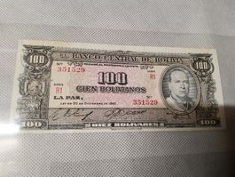 Banknote Bolívia 1945 NEU