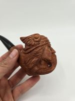 Pipe sculptée tête de Viking — St Claude / Ma Colombie