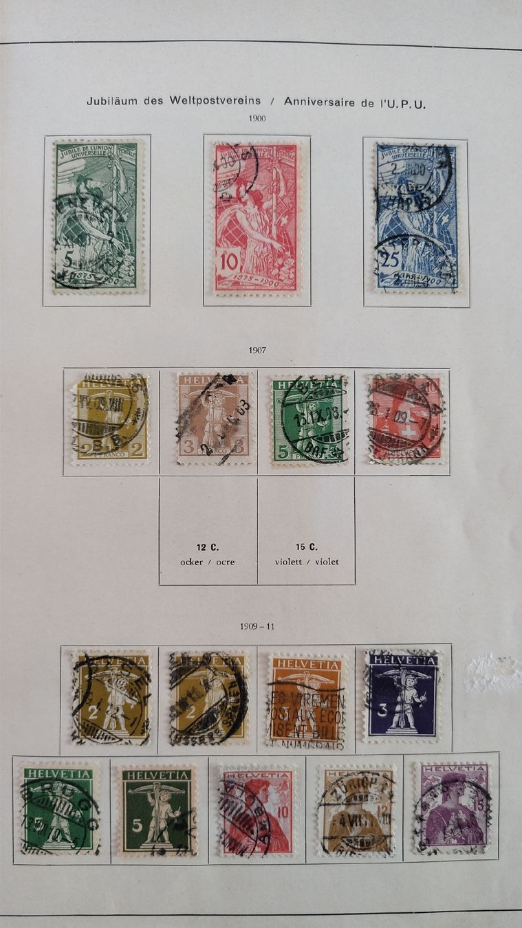 Tutti i francobolli: Grosses Briefmarken Album ab Rayons!!! – Usato da Bolligen venduto da PhilHan 2
