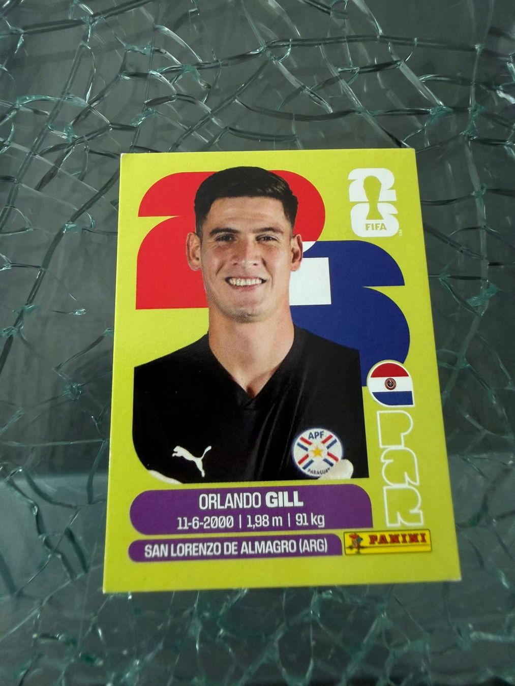 Panini Carte collezionabili: WM 2026 - Panini - Orlando Gill - PAR 3 – Usato da Pfäffikon ZH venduto da Marcodesi76