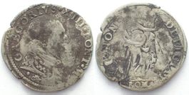 Vatikan Testone o.J. GREGORIO XIII. 1572-85 Silber RRR!