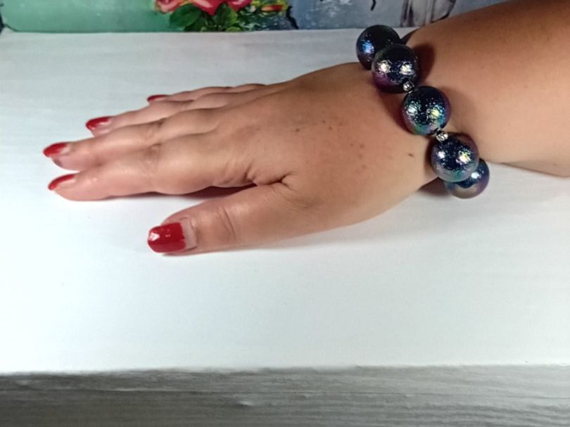 Bracelets: armband modeschmuck,,elastisch,,,regenbogen farbe – Neuf (Voir description) à Basel par bij_5hqd 3