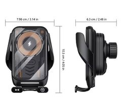 15W drehbarer Auto-Wireless-Ladeständer