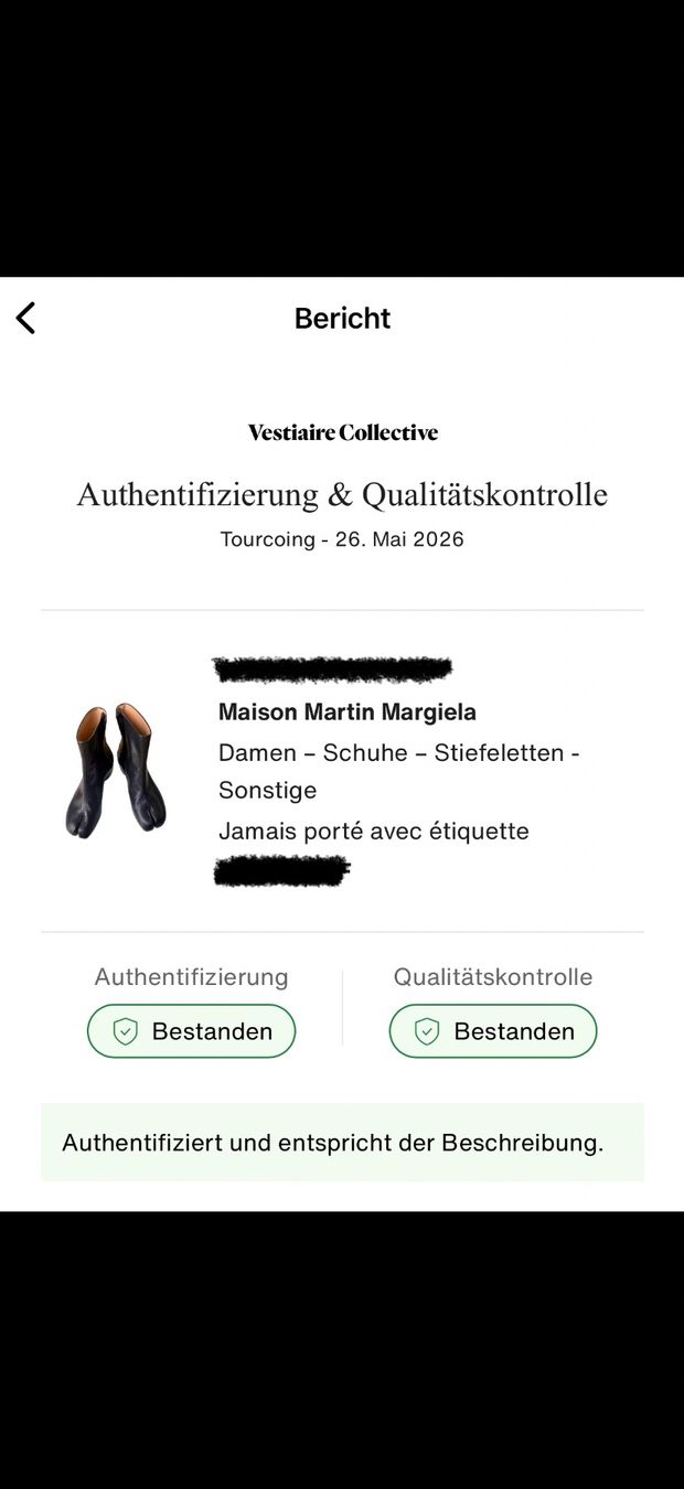 Maison Margiela Scarpe da donna: Maison Margiela Tabis, Gr 36, schwarz – Nuovo (secondo la descrizione) da Glarus venduto da big.bear 7