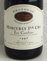 1F. MERCUREY 1er Cru 1997        Protheau Les Combins