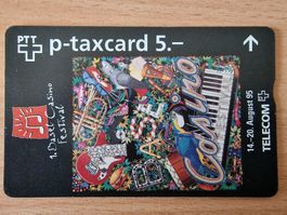 PTT Taxcard 5.-  1. Basel Casino Festival.