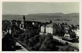 KÜSNACHT ZH mit Bahnhof gel. 1937!