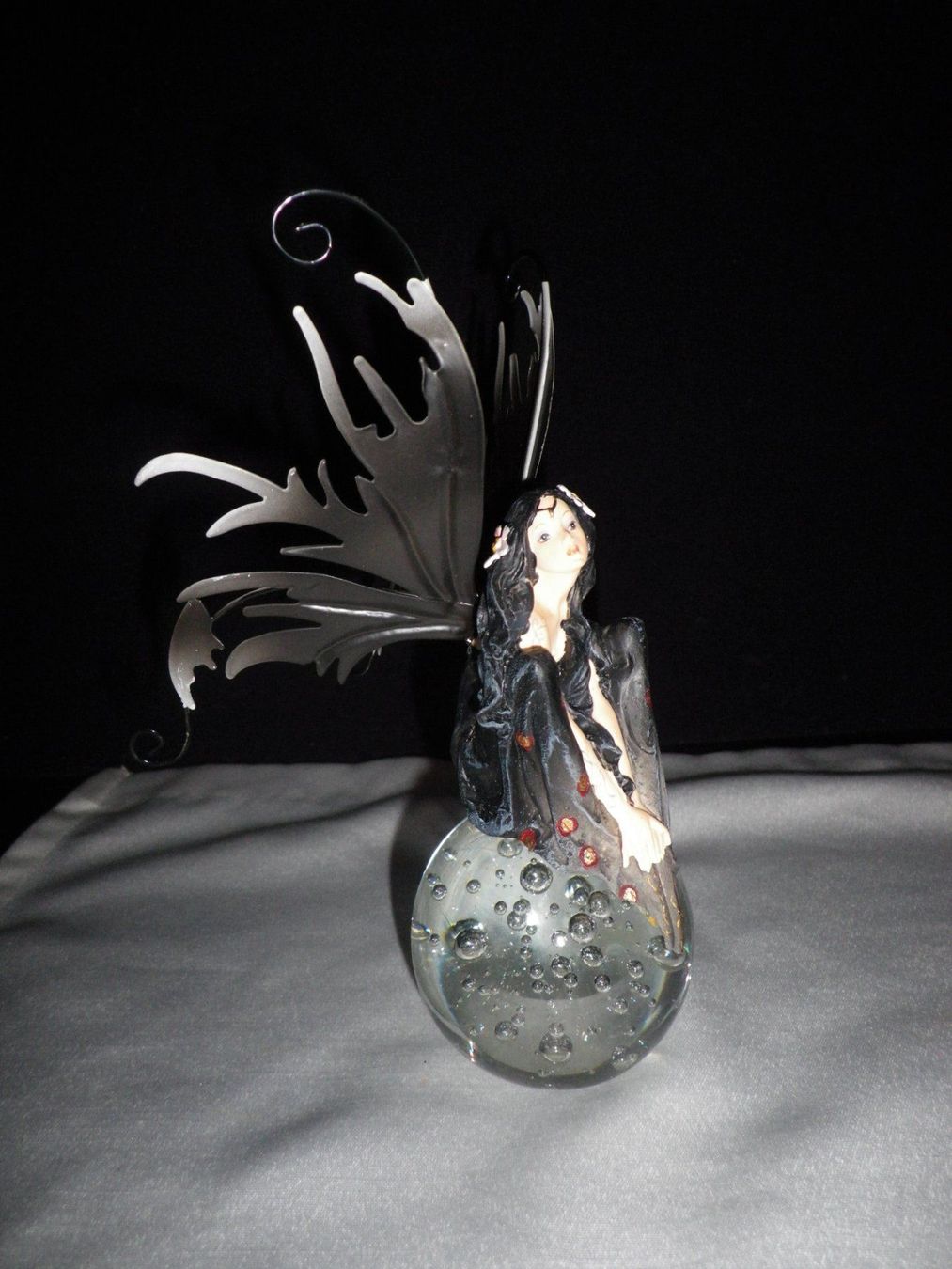 Statuette: Nacht - Elfe auf Glaskugel – Nuovo (secondo la descrizione) da Reinach BL venduto da Annodomini 5