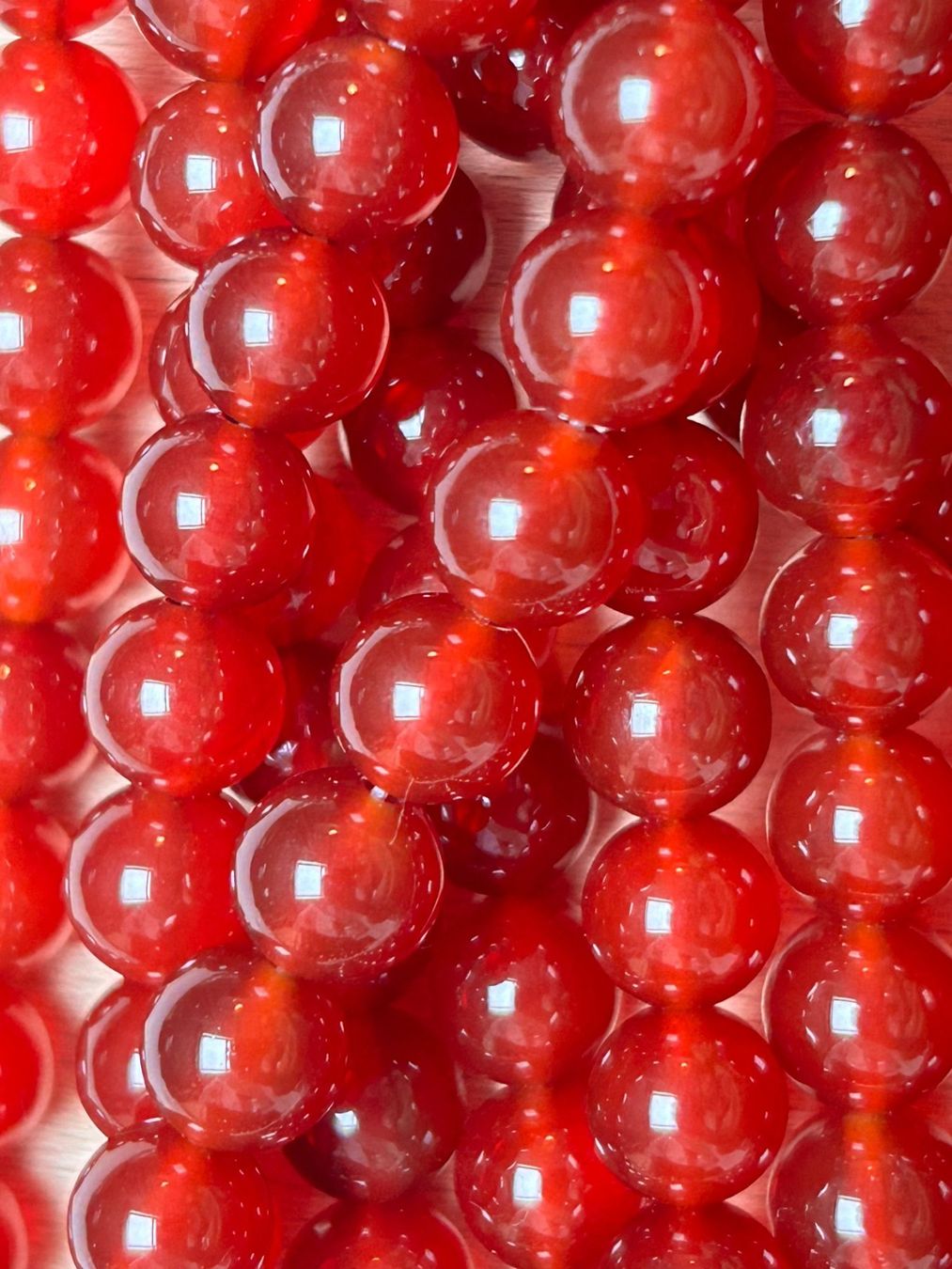 Minerali & Pietre curative: Strang echte Karneol Kugeln / stone beads  8 mm – Nuovo e nell'imballaggio originale da Niederrohrdorf venduto da Ytobi