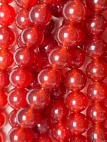 Strang echte Karneol Kugeln / stone beads  8 mm