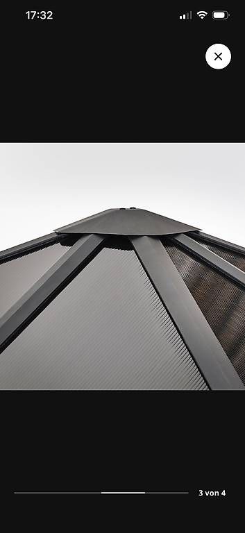 Tende & Padiglioni: Pavillon, 300x300cm schwarz 3x3m – Usato da Kriens venduto da info.orph 2