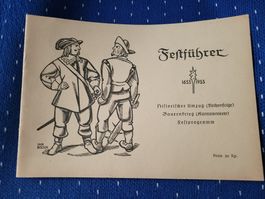 Festführer, 1653/1953, Historischer Umzug, Festprogramm