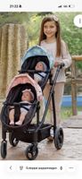 Doppelpuppenwagen mit Blumenprint  wie neu