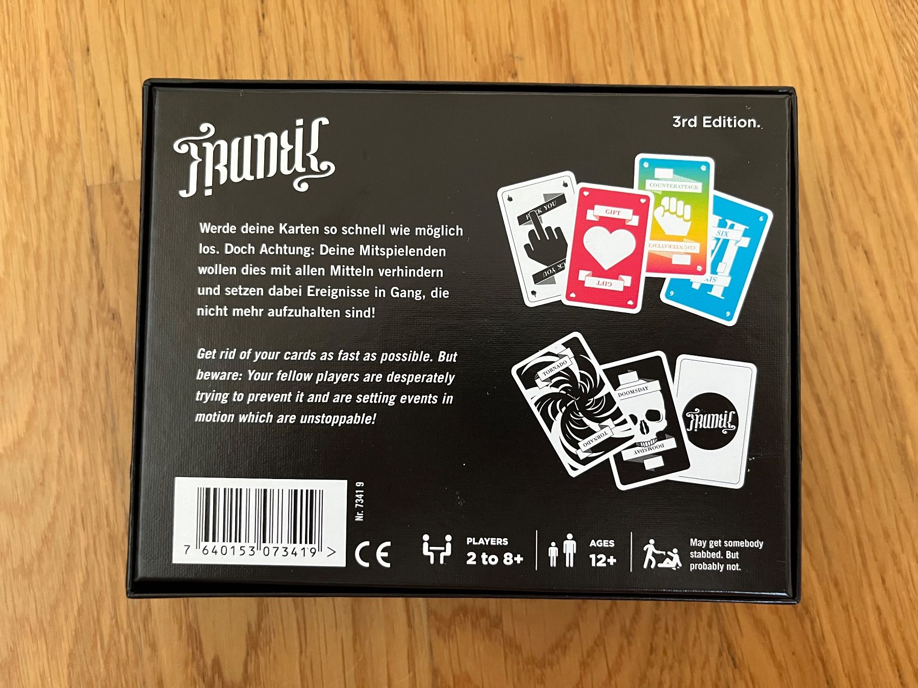 Spiele: Frantic Kartenspiel – Gebraucht aus Luzern von TilaShe 1