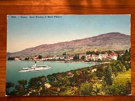 Postkarte Vevey ungelaufen Litho  (P514)