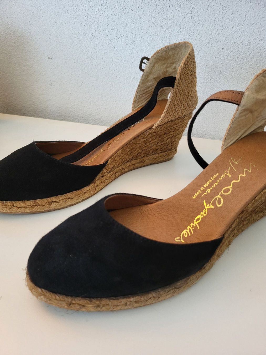 Scarpe da donna: Espadrilles Damen, Gr. 39 - Schwarz, Wildleder – Usato da Baar venduto da clar6 8