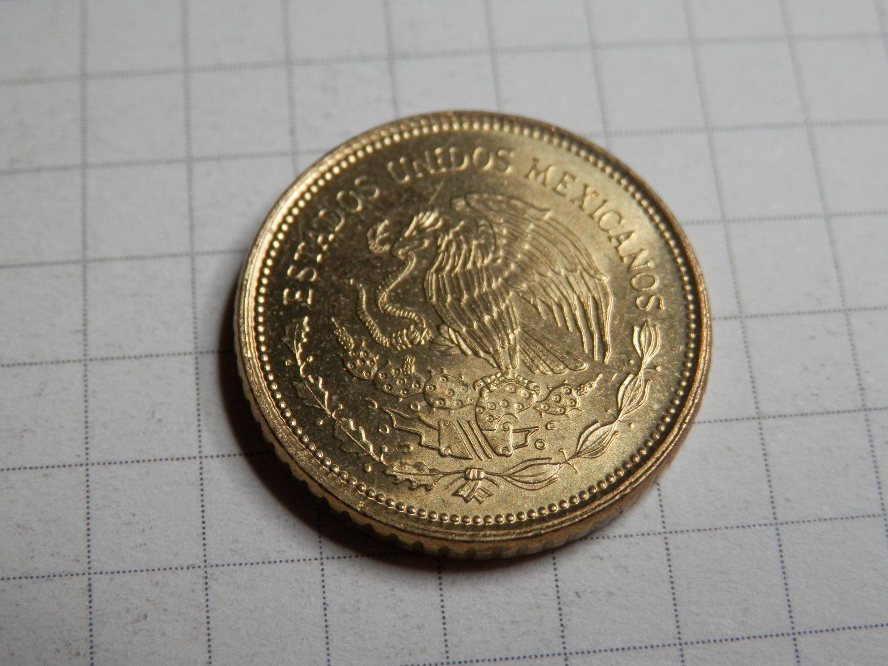 Tutti le monete: Mexiko 5 Pesos, 1985 Messing /gelb/ – Usato da Weiach venduto da weiach81 1
