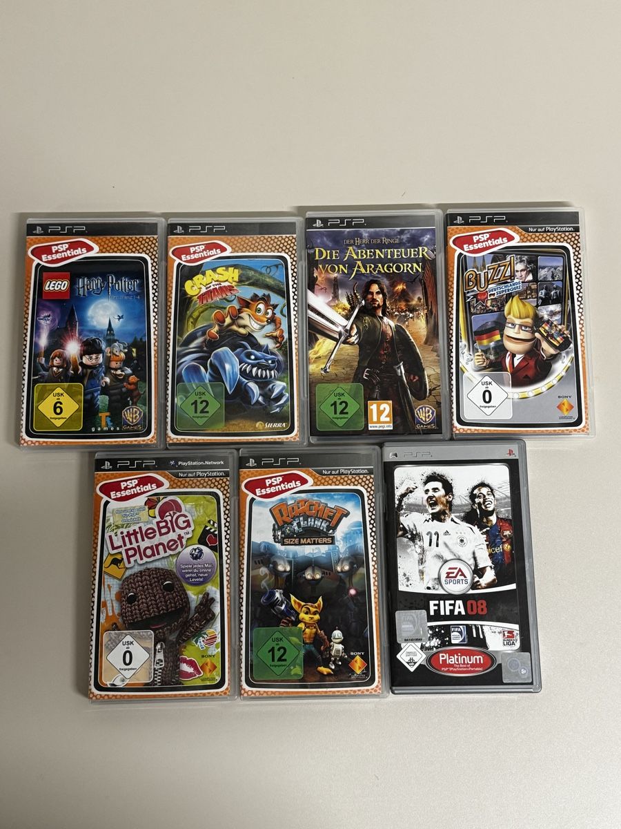 Sony Giochi: PSP Spiele 7er Bundle guter Zustand – Usato da Zürich venduto da Nobs1