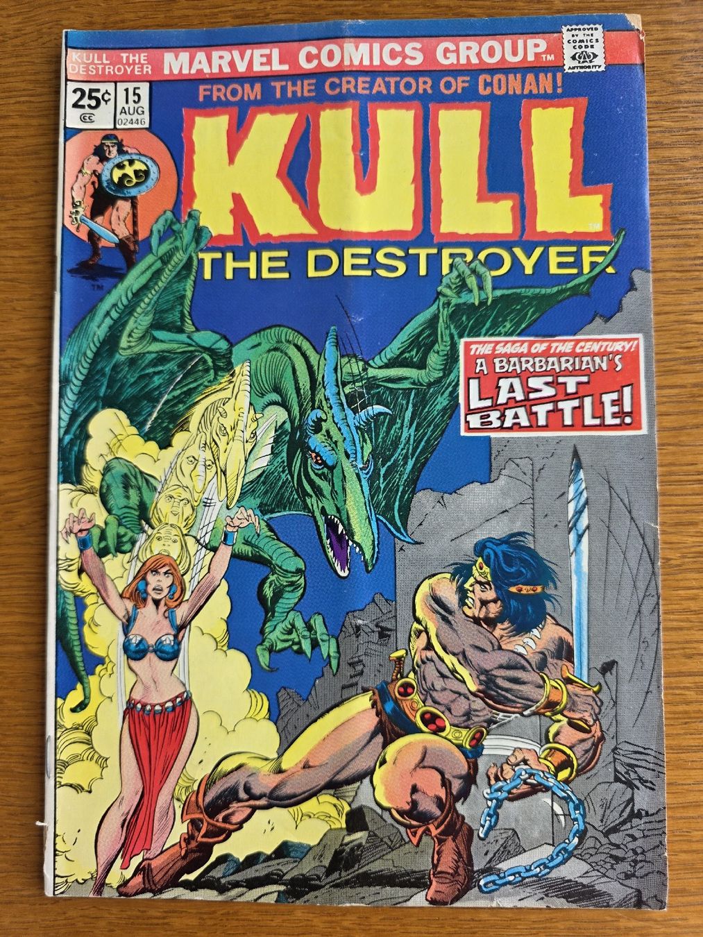 Fumetti: comics marvel group 1974 Kull the Destroyer originale usa  – Usato da montsevelier venduto da FREDERIC-B
