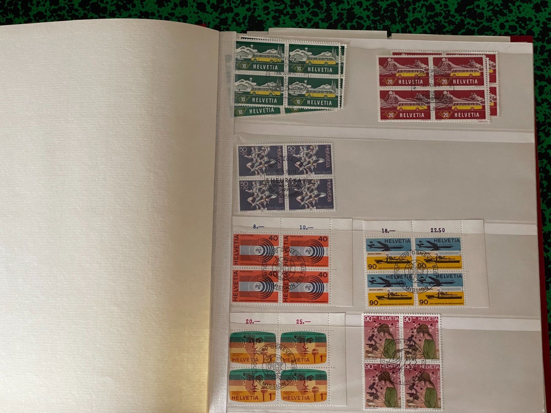 Tous les timbres: Viererblöcke 270 Stück – Neuf (Voir description) à Menzingen par Wlukas 1