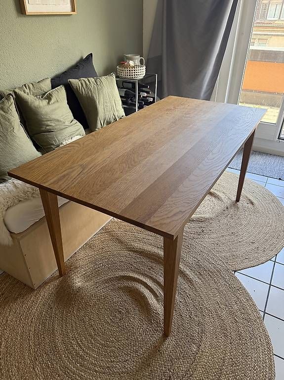 Tables: Eichenholz Esstisch 160x80cm – D'occasion à Zürich par simw92
