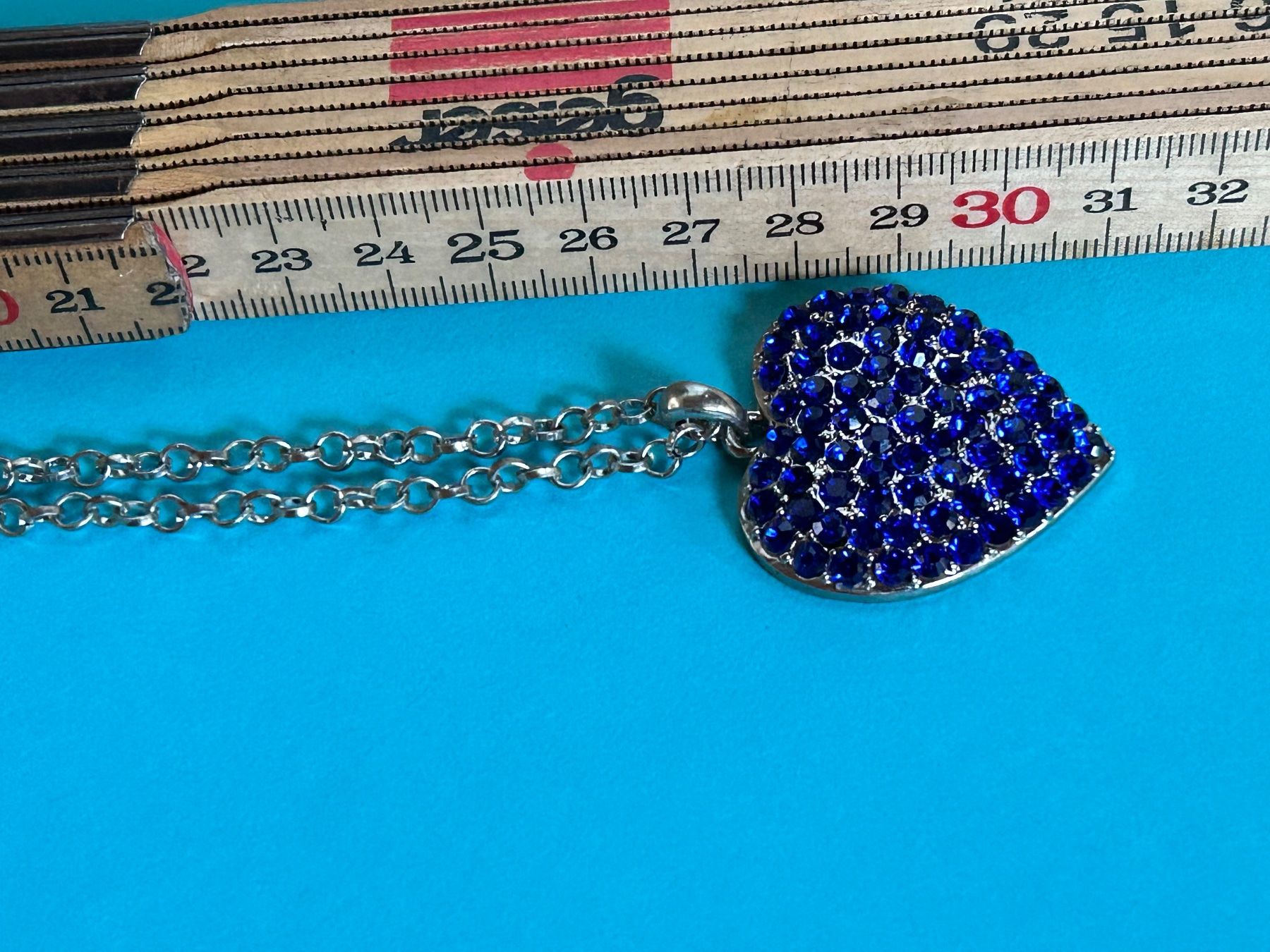 Catenine: Kette Blaues Herz (55cm) – Usato da Laufen venduto da Bellavitaboom 5