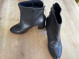 Manor Lederstiefel, schwarz, Grösse 40 - Top Zustand!