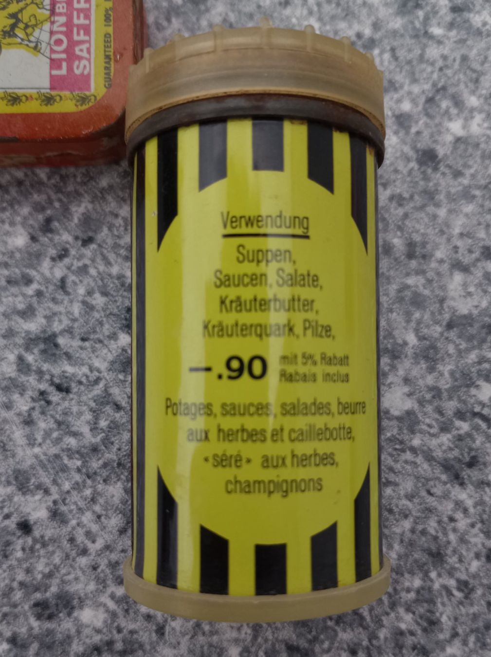 Dosen: alte Gewürz Dosen – Gebraucht aus Herisau von ACm9 3