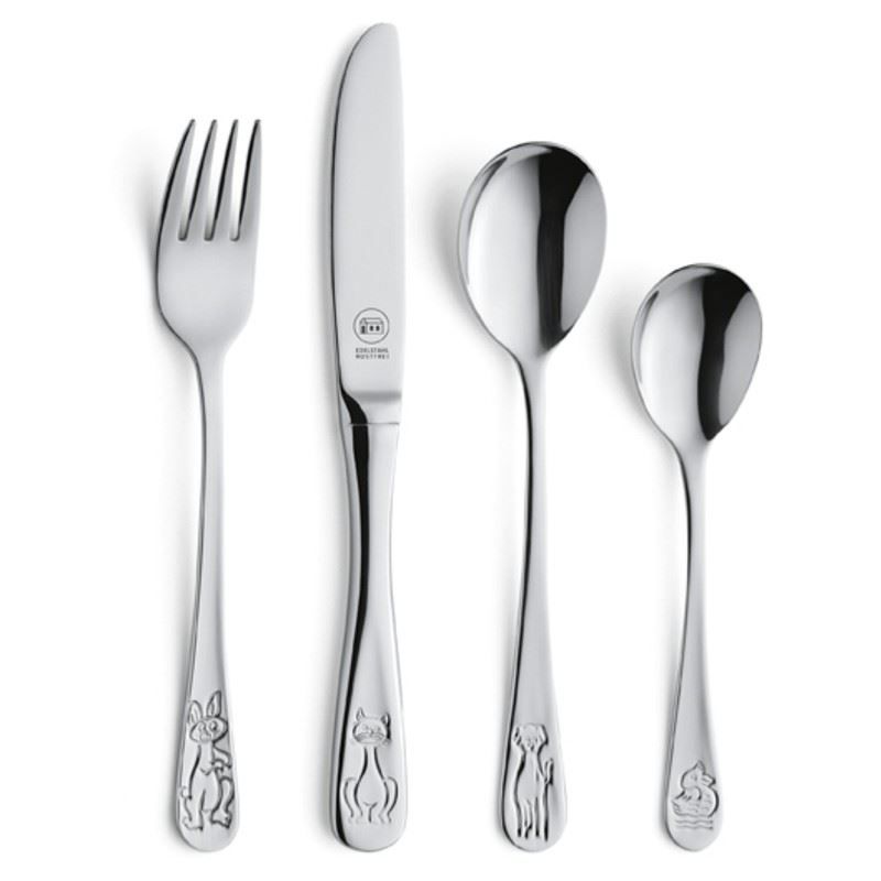 Set di posate: Besteck KIDS Kinderbesteck Set 4-tlg. – Nuovo e nell'imballaggio originale da Wettingen venduto da kochshop