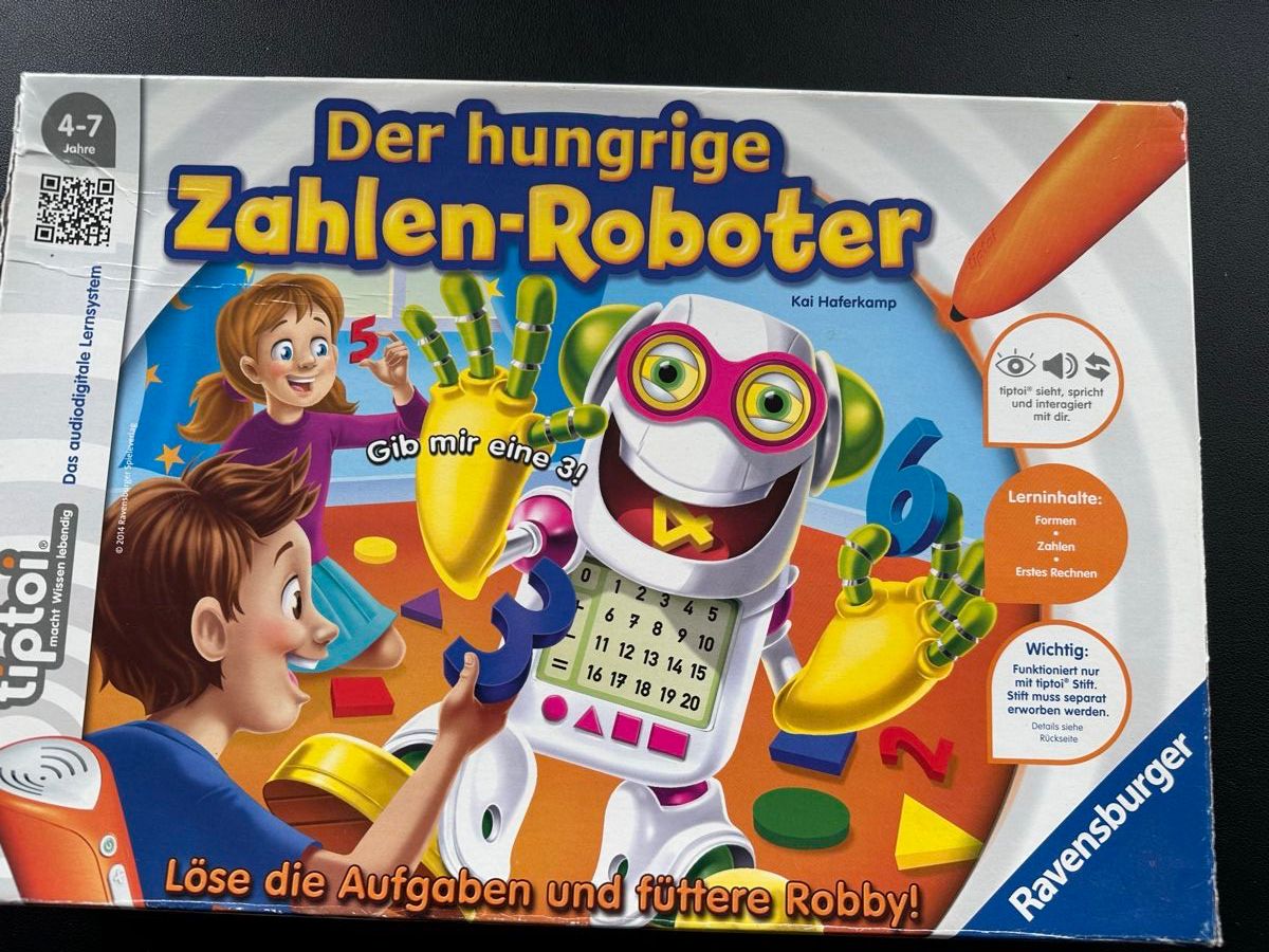 Tiptoi Spiele: Tiptoi Spiel: Zahlen-Roboter, Zahlenschatz, Lesezauber! – Gebraucht aus Roggwil TG von sch_6dls