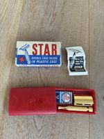STAR Double Edge Rasierer gold im Koffer mit Anleitung