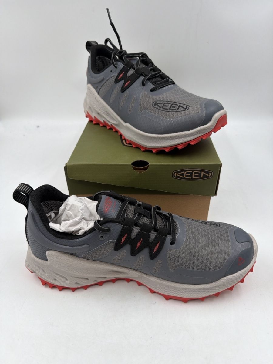 Keen Scarpe da uomo: Keen Zionic WP, Gr. 41, Grau/Rot, Neu mit Originalverpackung – Nuovo e nell'imballaggio originale da Sirnach venduto da Fkobi 1