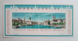 Timbres poste Zurich NABA Züri Block 84 NEUFS