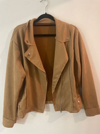 Leichte Jacke im Biker Look Gr.xxl